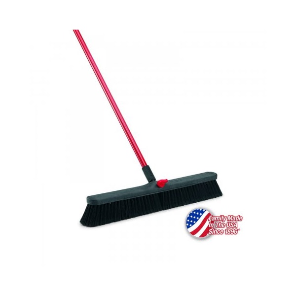 Libman Libman Commercial Push Broom with Resin Block - 24 - Fine-Duty Bristles - 801 801 - main